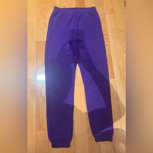 TNA Aritzia cozy af fleece perfect hi-rise sweatpants electric violet women’s s - Picture 5 of 13